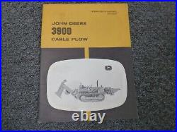 John Deere 3900 Cable Plow Owner Operator Maintenance Manual OMK38584 xo