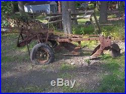 John Deere 3 Bottom Antique Tractor Plow