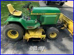 John Deere 400 Garden Tractor With Snow Plow-OHIO PICKUP