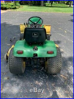 John Deere 400 Garden Tractor With Snow Plow-OHIO PICKUP