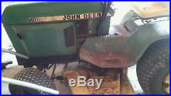 John Deere 400 Lawn Tractor 60 Deck Hydraulic Snow Plow with chains