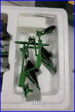 John Deere 40T Tractor with Wide Front & Mounted Two-Bottom Plow ERTL Scale 116