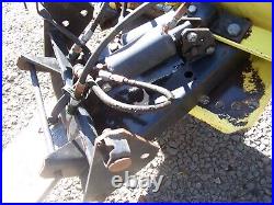 John Deere 420 430 54 Hydraulic Front Snow plow DIRT Blade Has Angling Kit