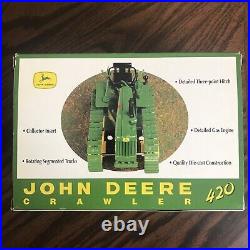 John Deere 420 Crawler 116 Vintage 1998 ERTL PLOW CITY TOY FARM SHOW