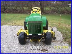 John Deere 420 tractor with 60 mower deck and 48 plow, Honda Engine