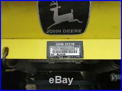 John Deere 425 445 455 Model 54 Blade Plow Quick Hitch With Wheel Weights