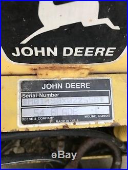 John Deere 425 445 455 Model 54 Power Angle Snow Blade Plow