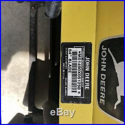 John Deere 425 445 455 Model 54 Power Angle Snow Blade Plow & Quick Hitch