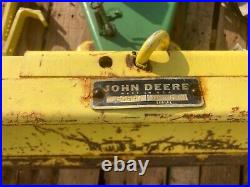 John Deere 42Snow Front Blade Plow E0690 108652 M Brass Tag 1968