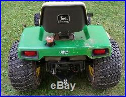 John Deere 430 Garden Tractor Diesel Lawn Mower / JD 60 Inch Deck / JD snow plow