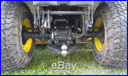 John Deere 430 Garden Tractor Diesel Lawn Mower / JD 60 Inch Deck / JD snow plow