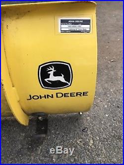 John Deere 46 Snow Blade Plow for 100 series lawn tractors