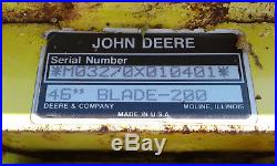 John Deere 46 Snow Plow Blade 240,245,260,265,285,320,325,335,345,355D MO3270
