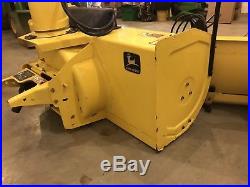 John Deere 47 Two Stage Snow Blower, Snow Plow, Weights And Quick Hitch