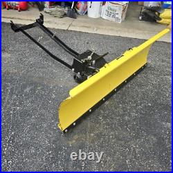 John Deere 48 Front Blade Snow Plow M03481X Fits 200 Series & 300 Series John Deere 48 Front Blade Snow Plow M03481X Fits 200 Series & 300 Series