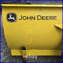 John Deere 48 Front Blade Snow Plow M03481X Fits 200 Series & 300 Series John Deere 48 Front Blade Snow Plow M03481X Fits 200 Series & 300 Series