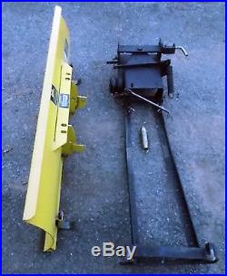 John Deere 48 Snow Plow Blade Manual Angle M0348 with Mount Balt/DC Area Pickup