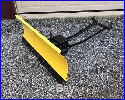 John Deere 48-inch Blade Snow Plow Fits Various Models (excellent Condition!)