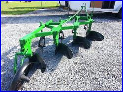 John Deere 4 BOTTOM PLOW WithCOULTERS & TAIL WHEEL