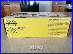 John Deere 4-Bottom Plow Toy No 527 Very Nice Box Real Sandbox Furrows Brand New
