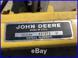 John Deere 54 2 Way Snow Plow / Blade