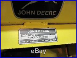 John Deere 54 4way Power Angle Plow with 50# Cast Iron Wheel Weights 318 322