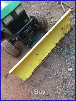 John Deere 54 Blade With Quick Attach Hitch 425 445 455 Snow Plow X Series