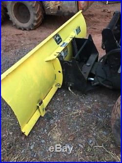 John Deere 54 Blade With Quick Attach Hitch 425 445 455 Snow Plow X Series