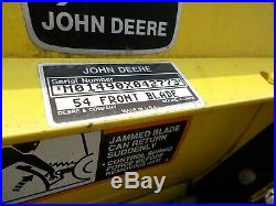 John Deere 54 Frond Snow Plow Blade M01490X Blade only no hitch