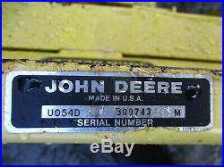 John Deere 54 Hydraulic Manual Angle Plow Blade 120 140 300 312 314 316 317 318