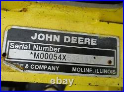 John Deere 54 Hydraulic Power Angle Plow Blade 318 322 330 332 140 Excellent Org