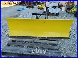 John Deere 54 Snow Blade Plow with Quick Hitch 425 445 455 & some X Series