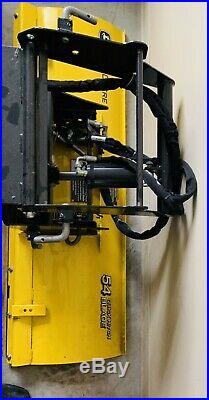 John Deere 54 Snow Plow And Four Way Quick Hitch (shipping)