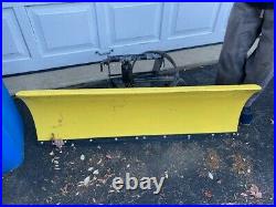 John Deere 54 Snow Plow Attachment for Lawn Garden Tractor -excellent condition