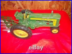John Deere 620 630 720 730 JD tractor 3pt & 4 bottom plow VINTAGE Erska Toy 1/16