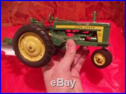 John Deere 620 630 720 730 JD tractor 3pt & 4 bottom plow VINTAGE Erska Toy 1/16