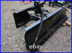 John Deere 72 in Snow Plow Blade Compact Loader Tractor Power Angle