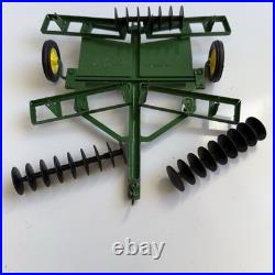 John Deere 7800 Duals Weight Cab 1/16 Tractor Disc Plow Flare Wagon 452 LOT