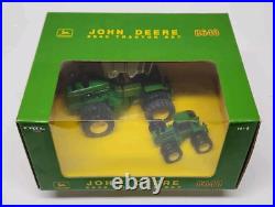 John Deere 8640 4wd Tractor Set 2008 Plow City By Ertl 1/32 & 1/64 Scale