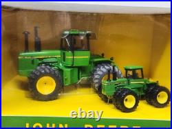 John Deere 8640 4wd Tractor Set 2008 Plow City By Ertl 1/32 & 1/64 Scale