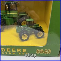 John Deere 8640 4wd Tractor Set 2008 Plow City By Ertl 1/32 & 1/64 Scale