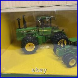 John Deere 8640 4wd Tractor Set 2008 Plow City By Ertl 1/32 & 1/64 Scale