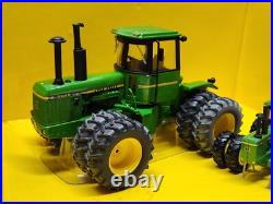 John Deere 8640 4wd Tractor Set 2008 Plow City By Ertl 1/32 & 1/64 Scale