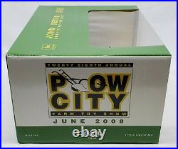 John Deere 8640 4wd Tractor Set 2008 Plow City Toy Show By Ertl 1/32 & 1/64