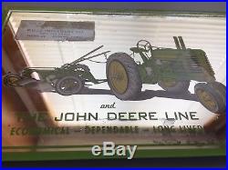 John Deere Advertising Mirror Dumont Iowa 2 Bottom Plow