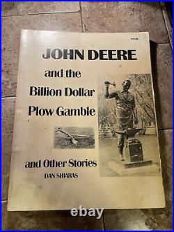 John Deere And The Billion Dollar Plow Gamble 1983 VTG Signed Agriculture Book