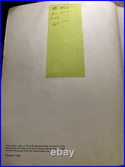 John Deere And The Billion Dollar Plow Gamble 1983 VTG Signed Agriculture Book