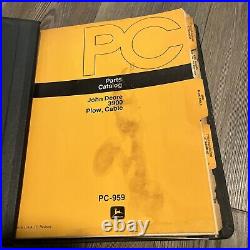 John Deere Attachment Parts Catalog Manual PC941 Pc959 Pc1274 Plow Log Loader Si