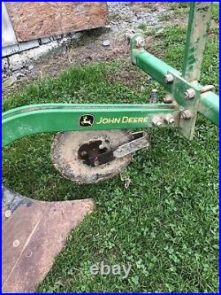 John Deere Category 1 Rear 3 Point Hitch Single Bottom Garden Plow And Disc