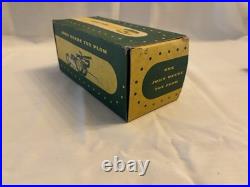 John Deere Diecast Metal Plow Toy Green Yellow Vintage Farm Vehicle with Box